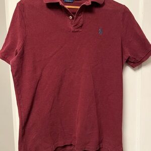 Ralph Lauren Men's Classic Fit Polo in Burgundy